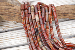 Rainbow Jasper 11-19mm Cylinder beads (ETB01771)