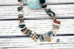 Ocean Jasper rectangular beads (ETB01084)
