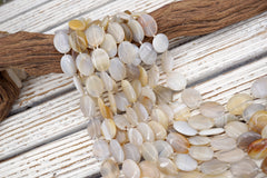 Natural Agate OVAL SHAPE beads 19-22mm (ETB01768) Healing crystal/Reiki healing/Healing necklace