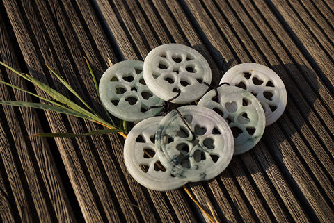 Burma Jade carved pendants (ETP00196)