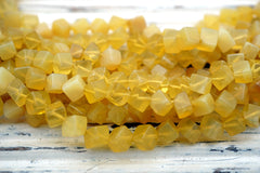 Yellow Opalite 4-5mm cube beads (ETB00656)