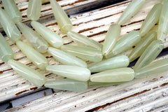 NEW JADE Cone Shape beads 27-29mm (ETB01737) Unique jewelry/Vintage jewelry