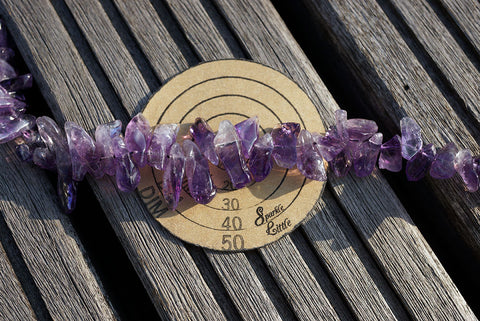 Natural Amethyst chips beads (ETB00725)