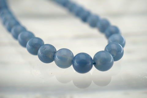 Owyhee Blue Opal 5-5.5mm round beads (ETB01057)