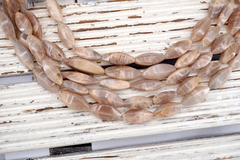 African sunstone Marquise beads (ETB01742) Healing crystal/Reiki healing/Healing necklace