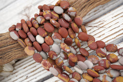 Matte Noreena Jasper OVAL SHAPE beads 10-13mm (ETB01757) Unique jewelry/Vintage jewelry/Gemstone beads