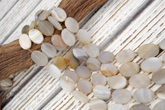MATTE Natural Agate Oval shape beads 20-22mm (ETB01766) Healing crystal/Reiki healing/Healing necklace