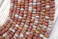 Matte Noreena Jasper  rondelle beads 9-11mm (ETB01777) Unique jewelry/Vintage jewelry/Gemstone beads