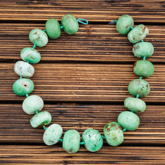 Natural Chrysoprase rondelle beads (ETB00878)