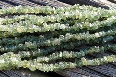 Green Apatite (Natural) small chips beads (ETB00728)