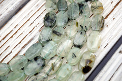 Prehnite With Ediporite beads 10-11mm (ETB01740)  Healing crystal