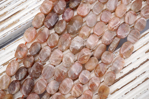 african sunstone oval beads 7-14mm (ETB01743) Healing crystal/Reiki healing/Healing necklace