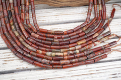 Rainbow Jasper 11-19mm Cylinder beads (ETB01771)