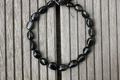 Rainbow Obsidian 13-21mm pebble beads (ETB00746)