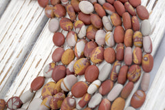 Matte Noreena Jasper OVAL SHAPE beads 10-13mm (ETB01757) Unique jewelry/Vintage jewelry/Gemstone beads