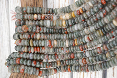 N0124 SEFTONITE 7 -10mm rondelle beads (ETB01775)