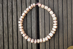 Pink Opal 6-13mm triangular prism beads (ETB00634)