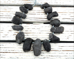 Natural Bryozoan Coral freeform beads (ETB01198)