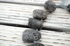 Natural Bryozoan Coral freeform beads (ETB01193)