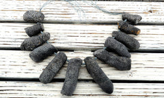 Natural Bryozoan Coral freeform beads (ETB01197)