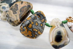 Ocean Jasper freeform beads (ETB01063)