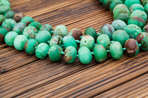 Natural Chrysoprase rondelle beads (ETB00877)