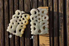 Burma Jade carved pendants (ETP00193)