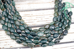 Blood Stone oval shape beads (ETB01754) Unique jewelry/Vintage jewelry/Gemstone necklace