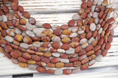 Matte Noreena Jasper OVAL SHAPE beads 10-13mm (ETB01757) Unique jewelry/Vintage jewelry/Gemstone beads