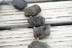 Natural Bryozoan Coral freeform beads (ETB01193)