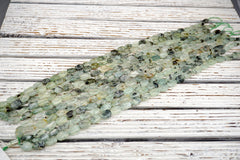 Prehnite With Ediporite beads 10-11mm (ETB01740)  Healing crystal