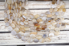 Natural Agate OVAL SHAPE beads 19-22mm (ETB01768) Healing crystal/Reiki healing/Healing necklace