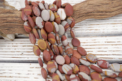 Matte Noreena Jasper small OVAL SHAPE beads  17-19mm (ETB01765) Unique jewelry/Vintage jewelry/Gemstone beads