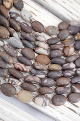 Matte Outback Jasper Oval beads (ETB01759) Healing crystal/Reiki healing/Healing necklace