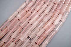 Rose quartz Cylinder beads 7-8mm (ETB01749) Healing crystal/Reiki healing/Healing necklace