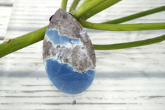 Owyhee Blue Opal freeform pendant  (ETP00272)