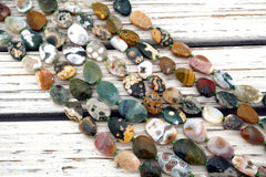 Ocean Jasper 9-14mm freeform beads (ETB01231)