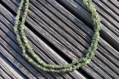 Green Apatite (Natural) small chips beads (ETB00728)