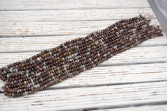 Matte Outback Jasper rondelle  beads 8-9mm (ETB01776) Unique jewelry/Vintage jewelry/Gemstone necklace