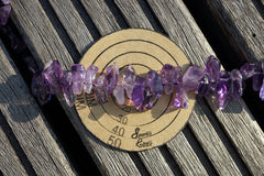 Natural Amethyst chips beads (ETB00725)