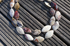 Laguna Lace Agate 18-22mm marquise beads (ETB00733)
