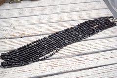 Snow flake Obsidian 8-20mm Cylinder beads  (ETB01773)