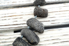 Natural Bryozoan Coral freeform beads (ETB01195)