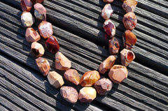 Mexican Opal 12-20mm faceted beads (ETB00694)