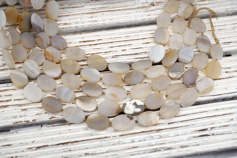 MATTE Natural Agate Oval shape beads 20-22mm (ETB01766) Healing crystal/Reiki healing/Healing necklace