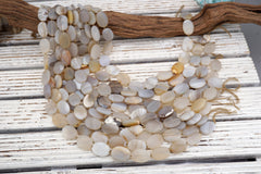MATTE Natural Agate Oval shape beads 20-22mm (ETB01766) Healing crystal/Reiki healing/Healing necklace