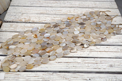 MATTE Natural Agate Oval shape beads 20-22mm (ETB01766) Healing crystal/Reiki healing/Healing necklace