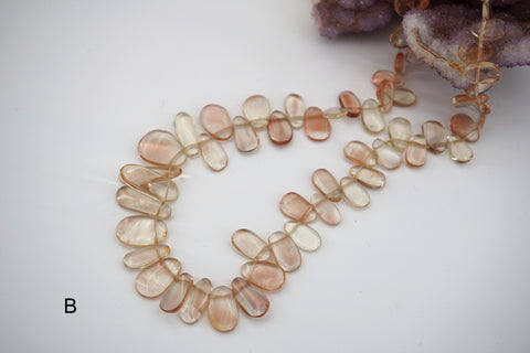 Oregon SunStone freeform beads 8.5-20mm (ETB01454) Healing crystal/Unique jewelry/Vintage jewelry/オレゴンサンストーン