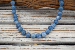 Owyhee Blue Opal round beads 11-11.5mm (ETB01610) Unique jewelry/Vintage jewelry/Gemstone necklace