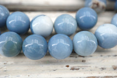 Owyhee Blue Opal round beads 11-11.5mm (ETB01610) Unique jewelry/Vintage jewelry/Gemstone necklace